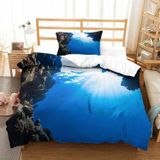 NDXRWDZR nevresim takımı 90 yaşlı çocuk dalış yorganı, kızlar için 90 cm, fermuarlı yumuşak nefes alabilen mikrofiber nordik kılıflar 150 x 220 cm + 2 yastık kılıfı 50 x 80 cm