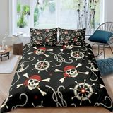 NDXRWDZR nevresim takımı 90 yaşlı çocuk yelkenli yorgan yorgan kızlar için çocuklar için fermuarlı yumuşak nefes alabilen mikrofiber nordik kılıflar 150 x 220 cm + 2 yastık kılıfı 50 x 80 cm