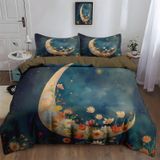 NDXRWDZR nevresim takımı yatak örtüsü 90 ay mavi yorgan kızlar için 90 yaş yatağı fermuarlı yumuşak nefes alabilen mikrofiber nordik kılıflar 150 x 220 cm + 2 yastık kılıfı 50 x 80 cm