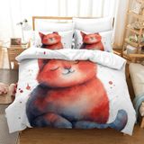 NDXRWDZR Nordic Yatak Örtüsü 105 Uçak Nevresim Takımı, Kızlar için Çocuklar için Fermuarlı Yumuşak Nefes Alabilir Mikrofiber Nordik Kılıflar 180 x 220 cm + 2 Yastık Kılıfı 50 x 8