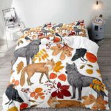 NDXRWDZR Yatak Örtüsü Yatak 135 Yatak Örtüsü Çocuklar Yetişkinler için Fermuarlı Yumuşak Nefes Alabilir Mikrofiber Nordik Kılıflar 220 x 220 cm + 2 Yastık Kılıfı 50 x 80