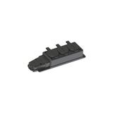 NE-AD 1X16A 220V Kauçuk Üçlü Grup Priz 4103 - 01-Siyah