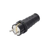 NE-AD 1X16A Kauçuk Düz Fiş