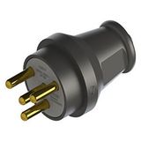 Ne-Ad 3X25a Kauçuk Trifaze Fiş Nead 4005