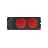 NE-AD Kauçuk 3X25 A 2'li Grup Priz / 4009