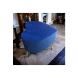 ne-sil home furniture Kalpli Puf Oturma Pufu Bench Puf Kalp Şeklinde Ayaklı Puf Ayak Dayama Pufu
