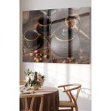 Ne Verelim Size Çay Saati | Mutfak Temalı Cam Tablo | 50X70 Cm