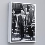 Ne Verelim Size Çerçeveli Atatürk Portre Tablosu Mustafa Kemal Atatürk Dikdörtgen Dekoratif Kanvas Tablo-133
