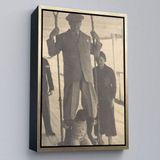 Ne Verelim Size Çerçeveli Atatürk Portre Tablosu Mustafa Kemal Atatürk Dikdörtgen Dekoratif Kanvas Tablo-138