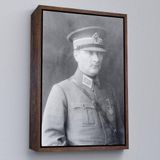 Ne Verelim Size Çerçeveli Atatürk Portre Tablosu Mustafa Kemal Atatürk Dikdörtgen Dekoratif Kanvas Tablo-75