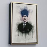 Ne Verelim Size Çerçeveli Atatürk Portre Tablosu Mustafa Kemal Atatürk Dikdörtgen Dekoratif Kanvas Tablo-77