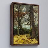 Ne Verelim Size Çerçeveli Franz Marc - İlkbaharda Meşe Ağaçları Tablo-7287