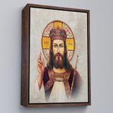 Ne Verelim Size Çerçeveli Hz İsa Tablosu, Kilise Hediyesi Long Live Christ The King Jesus Christ -6387