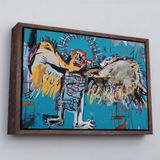 Ne Verelim Size Çerçeveli Jean Michel Basquiat'In Düşmüş Melek Eseri Kanvas Tablo-5000