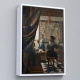Ne Verelim Size Çerçeveli Johannes Vermeer - Resim Çizme Tablosu-7422
