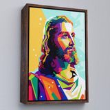 Ne Verelim Size Çerçeveli Renkli İsa Mesih Duvar Tablosu, Jesus Christ-6343