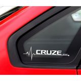 Ne Verelim Size Chevrolet Cruze İçin Özel Uyumlu Aksesuar Yan Cam Özel Sticker Oto Kapı 20*7 Cm