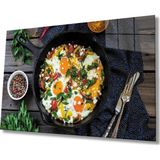 Ne Verelim Size Dekoratif Duvar Aksesuarı Yemek Mutfak Cam Tablo Food Kitchen
