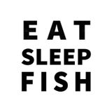 Ne Verelim Size Eat Sleep Fısh Oto Cam Yazı Özel Sticker Siyah 25*18 Cm