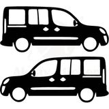 Ne Verelim Size Fiat Doblo İçin Özel Uyumlu Aksesuar Oto Cam Özel Sticker Siyah 20*8 Cm
