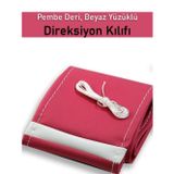 Ne Verelim Size Ford Ranger Pembe Özel Süper Deri Beyaz Yüzüklü Dikişli Direksiyon Kılıfı