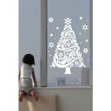 Ne Verelim Size Happy New Year Özel Sticker Çıkartma Özel Yıl Süsü Parti Cam Süsü Noel Ağacı Kar Tanesi
