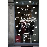 Ne Verelim Size Happy Valentine'S Day Sevgililer Günü Özel Sticker Kalp, Love, I Love You Cam, Duvar Etiket Seti
