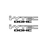 Ne Verelim Size Honda I-Vtec Dohc Oto Özel Sticker 2 Adet Siyah 30*7 Cm