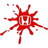 Ne Verelim Size Honda İçin Özel Uyumlu Aksesuar Kan Damlası Tasarım Oto Cam Özel Sticker Kırmızı