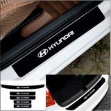 Ne Verelim Size Hyundaı I20 İçin Özel Uyumlu Aksesuar Bagaj Ve Oto Kapı Eşiği Özel Sticker Piano Black Set