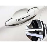 Ne Verelim Size Hyundai I20 İçin Özel Uyumlu Aksesuar Sport Kapı Kolu Özel Sticker Set 8 Ad 10*1,5 Cm