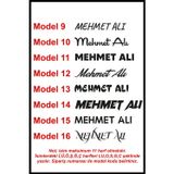 Ne Verelim Size İsim Yazı Oto Özel Sticker 20*4 Cm
