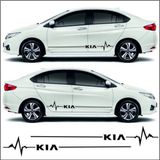Ne Verelim Size Kia Rio İçin Özel Uyumlu Aksesuar Yan Şerit Oto Ritim Özel Sticker