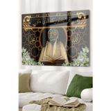 Ne Verelim Size Kuran-I Kerim Allah Muhammed | Dini Temalı Cam Tablo | 50X70 Cm