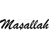 Ne Verelim Size Maşallah Yazısı Oto Özel Sticker Siyah 30*6 Cm