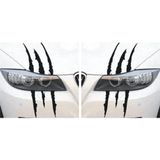 Ne Verelim Size Monster Canavar Pençe Izi Uzun Siyah Far Oto Özel Sticker