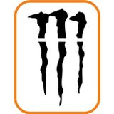 Ne Verelim Size Monster Pençe Far Veya Cam Altı Büyük Oto Özel Sticker Siyah 33*20 Cm