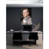 Ne Verelim Size Mustafa Kemal Atatürk Ve Sözleri Cam Tablo,Modern Ev Ofis Salon Duvar Dekoru,Hediyelik