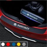 Ne Verelim Size Skoda Favorit İçin Özel Uyumlu Aksesuar Oto Bagaj Ve Kapı Eşiği Özel Sticker Seti Karbon