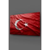 Ne Verelim Size Türk Bayrağı Cam Tablo