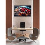 Ne Verelim Size Türk Bayrağı Ve Dünya Yatay Cam Tablo, Modern Ev Ofis Salon Duvar Dekoru Hediyelik Büyük Tablo Dekor