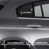 Ne Verelim Size Volkswagen Caddy İçin Özel Uyumlu Aksesuar Oto Ritim Özel Sticker 2 Adet 20*9 Cm
