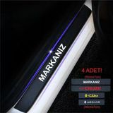 Ne Verelim Size Volkswagen Eos İçin Özel Uyumlu Oto Kapı Eşikleri Sticker Karbon 4 Adet