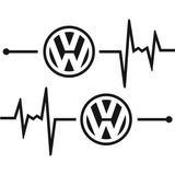 Ne Verelim Size Volkswagen İçin Özel Uyumlu Aksesuar Nabız Özel Sticker 30*12 Cm