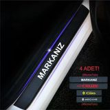 Ne Verelim Size Volkswagen İçin Özel Uyumlu Oto Kapı Eşikleri Sticker Karbon 4 Adet