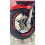 Ne Verelim Size Yeni Özel Motosiklet Jant Şeridi Pcx Yazılı Kırmızı Sağ-Sol/Ön-Arka