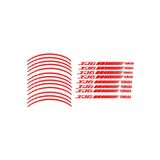Ne Verelim Size Yeni Özel Motosiklet Jant Şeridi Xj6 Yamaha Uyumlu Kırmızı Sağ-Sol/Ön-Arka