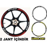 Ne Verelim Size Yeni Özel Motosiklet Jant Şeridi Yamaha Mt 09 Beyaz Yazı Kırmızı Şerit Sağ-Sol/Ön-Arka