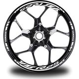 Ne Verelim Size Yeni Özel Motosiklet Jant Şeridi Yzf R25 Yamaha Uyumlu Beyaz-Beyaz Sağ/Sol-Ön/Arka