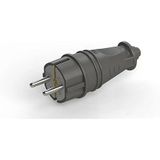 Nead Kauçuk Topraklı Erkek Fiş 4001 | 16A 220-230V | 2P+Topraklı | Sanayi Tipi Dayanıklı Fiş | Yerli Üretim